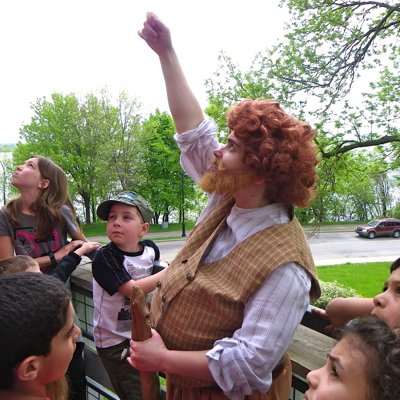 Comédienne-guide, Moulin Fleming, Lasalle, Qc. 2011 ©Richard Legault