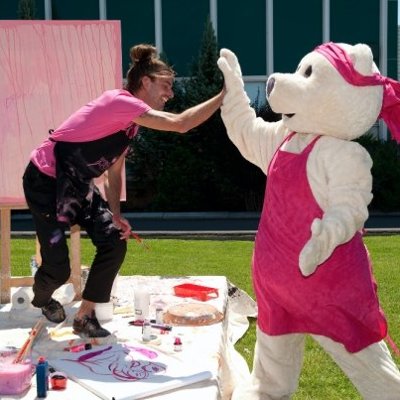 Rozie, mascotte Avon Canada, Paint It Pink, Montréal 2009 