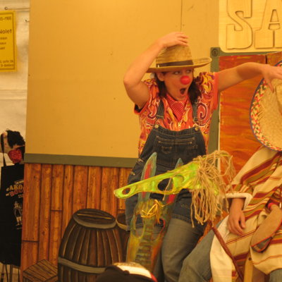 Ako et Boudine -A la recherche du troupeau perdu -Festival western St-Tite, 2009