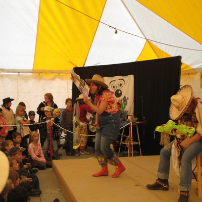 Ako et Boudine -A la recherche du troupeau perdu -Festival western St-Tite, 2009