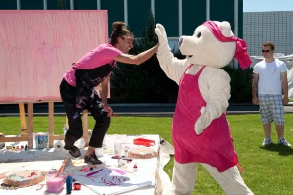 Rozie, mascotte Avon Canada, Paint It Pink, Montréal 2009 