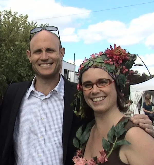 Gaya Latulippe et Albert Mondor, Inauguration Woonerf St-Pierre, Mtl. Qc. 2013